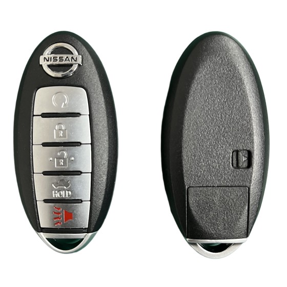 2016-2018   / Nissan / 5-Button Smart Key / PN: 285E3-4RA0B / KR5S180144014 S180144310 / (IC 204) (AFTERMARKET)-With Logo